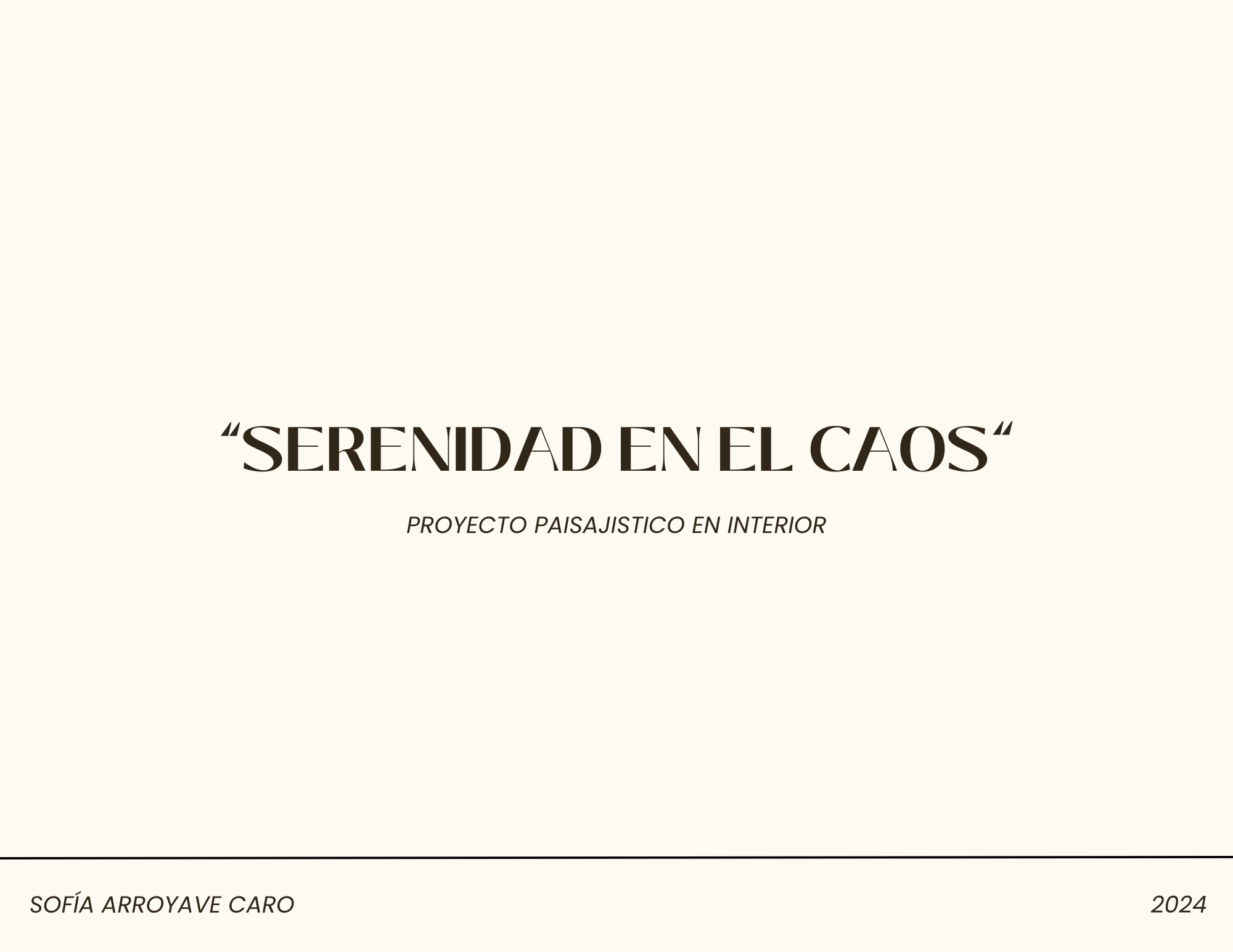 Serenidad en el Caos - Proyecto Paisajístico Interior-0