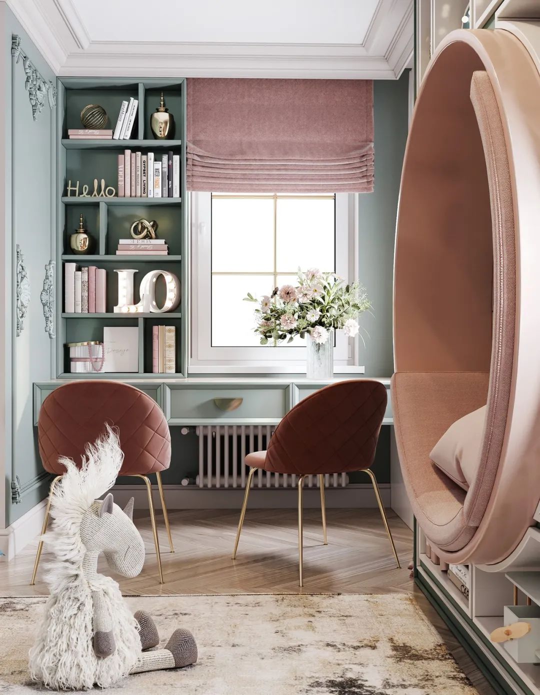 现代轻奢风的居住空间-54