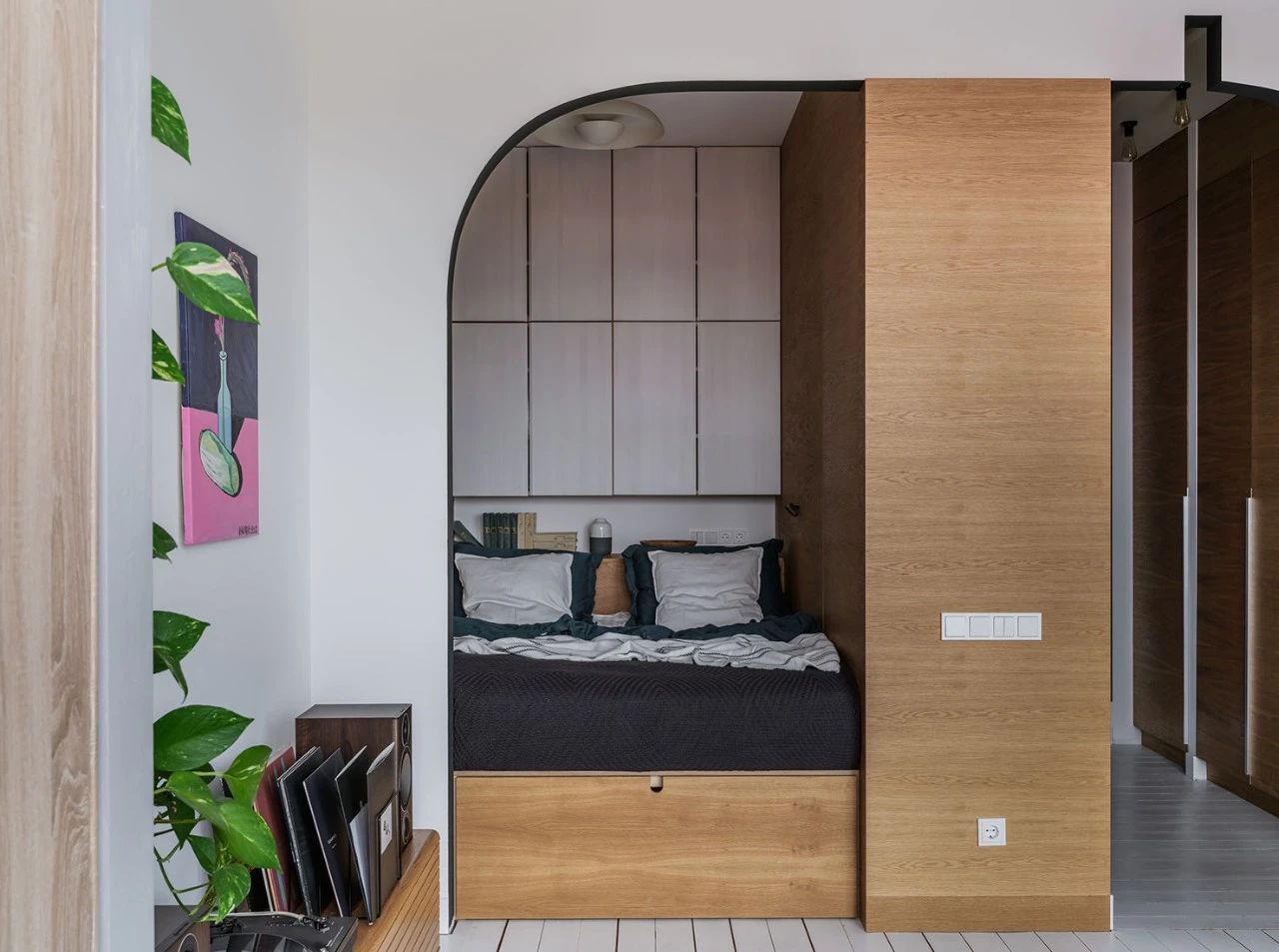 36㎡小宅空间设计丨Ivan 和 Sofia Mylnikov,Zburo-38