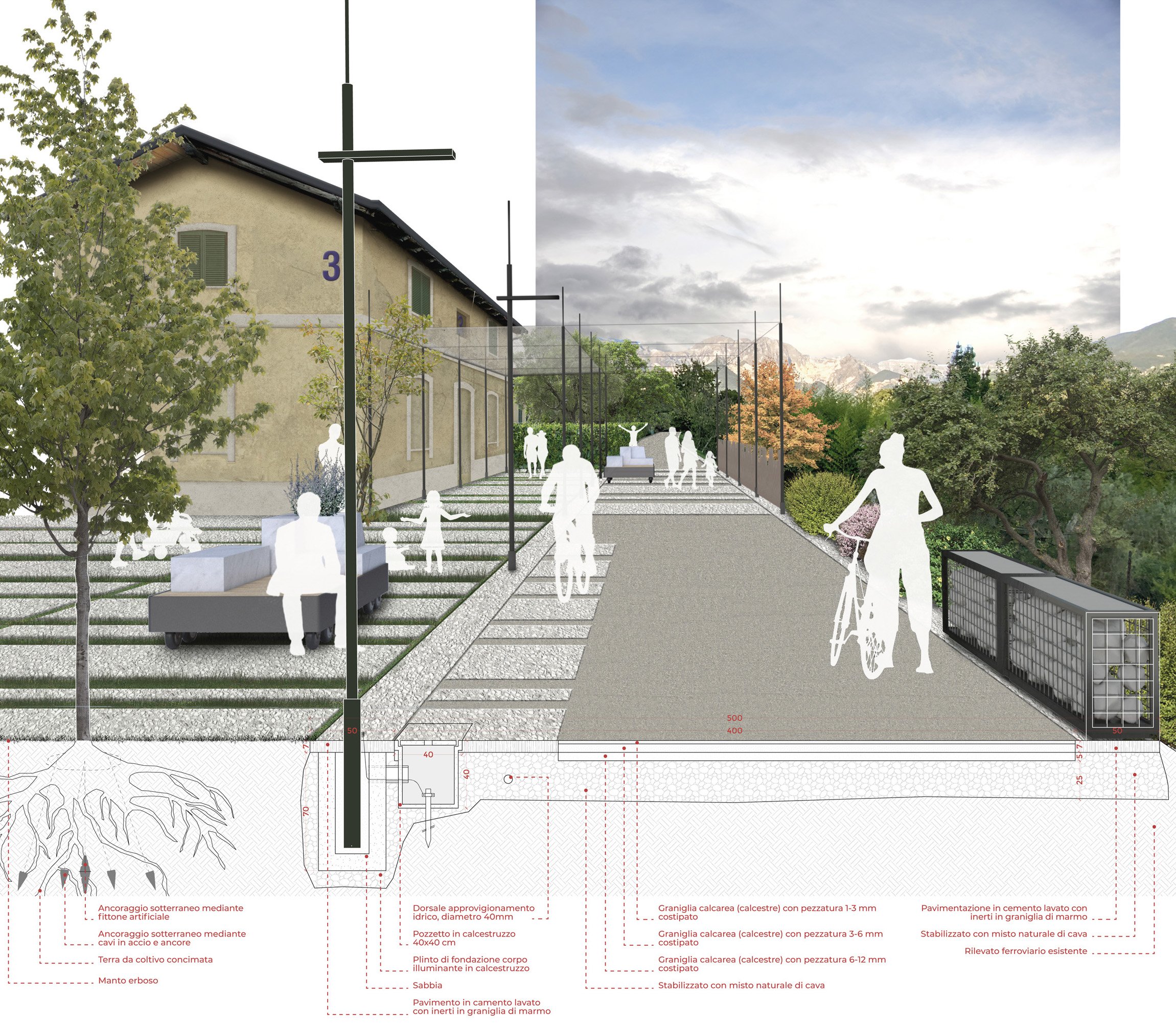 E· Ferrovia Marmifera 废弃大理石铁路改造项目-4