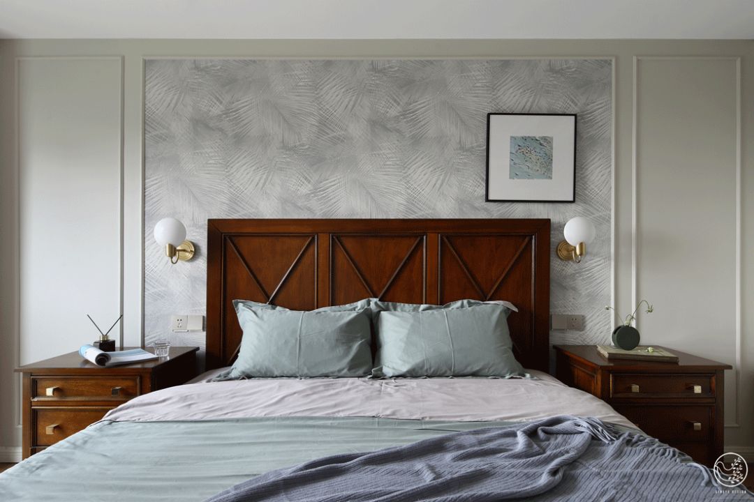 成都高新区现代美式二手房改造 | 温馨阳光，绿意盎然-70