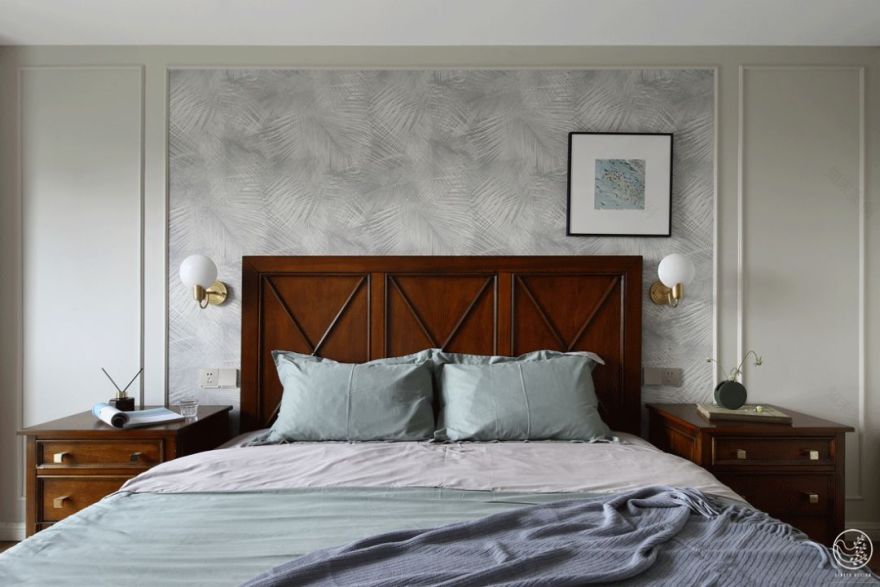 成都高新区现代美式二手房改造 | 温馨阳光,绿意盎然-70