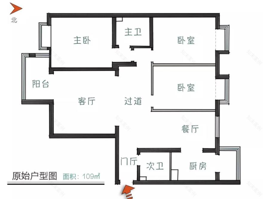 陆离设计师打造开放式平层空间,卧室变吧台书房-5