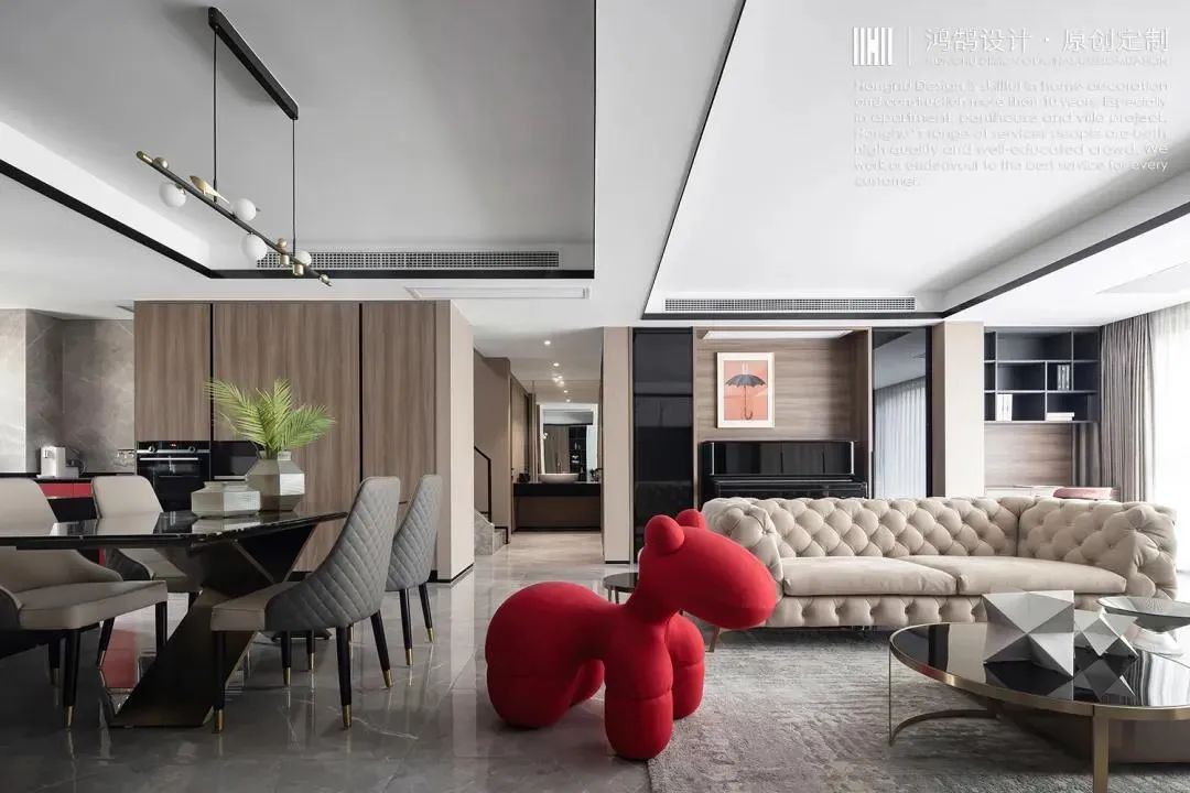 186㎡四口之家复式生活丨中国徐州丨鸿鹄设计-13