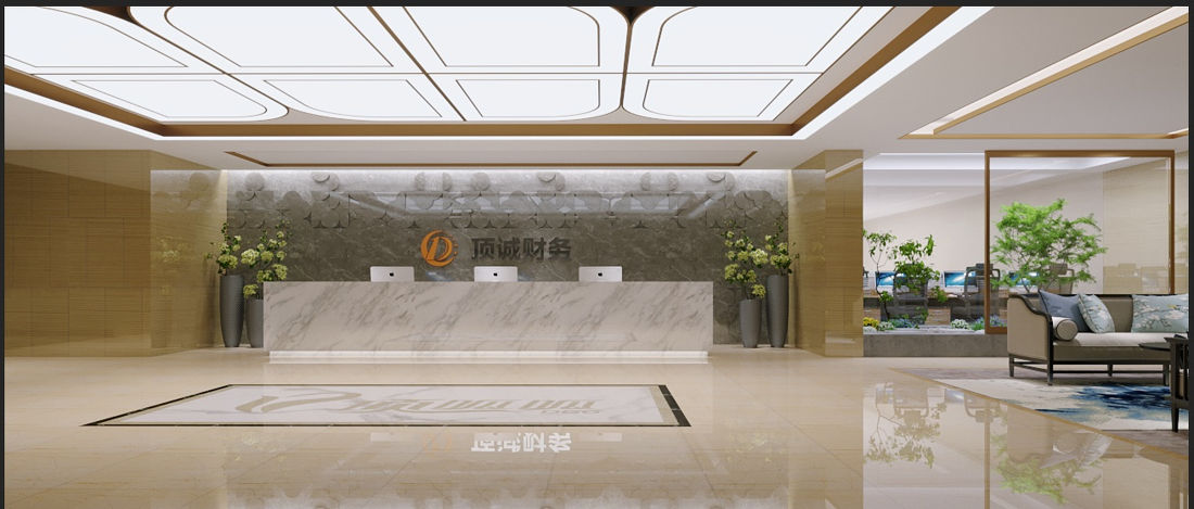 
顶诚财务总部办公室设计 -0