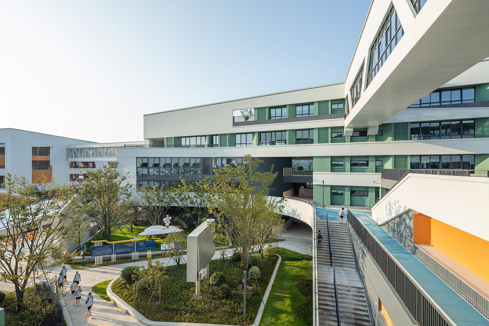 宁波市鄞州区童第周实验学校丨中国宁波丨c+d设计中心-70