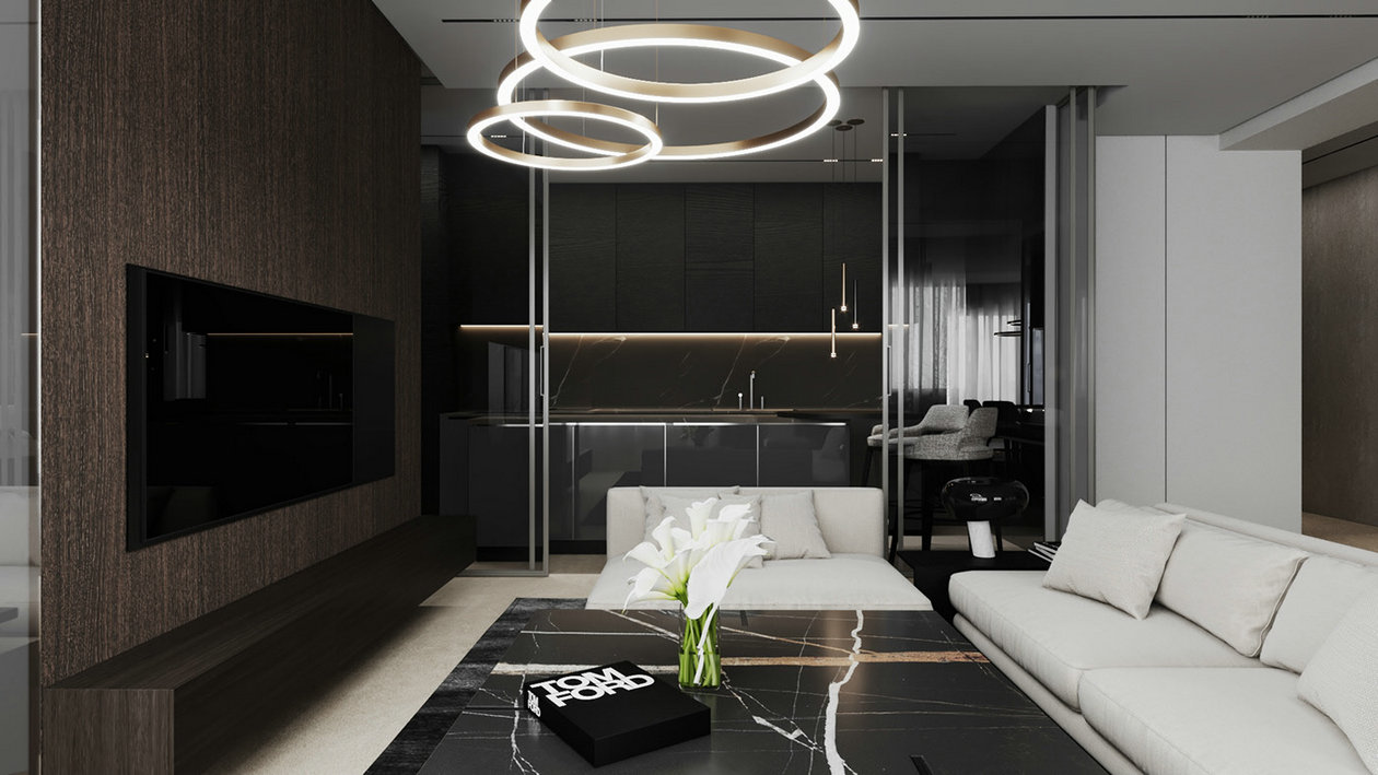 深色系公寓设计-2