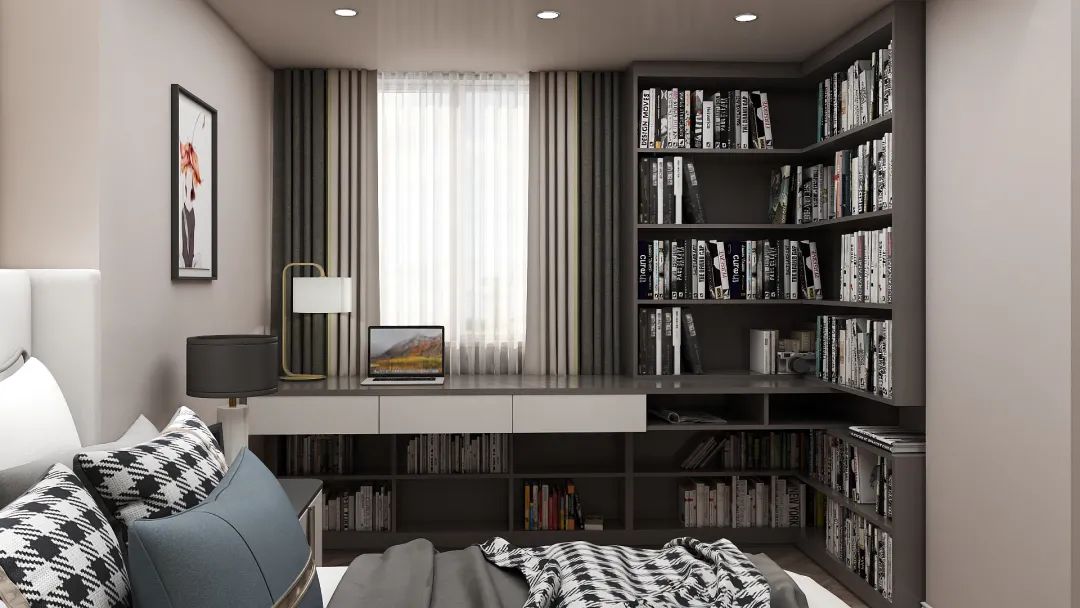 黄静打造 240㎡三层别墅，简约轻奢风格诠释高品质生活-64