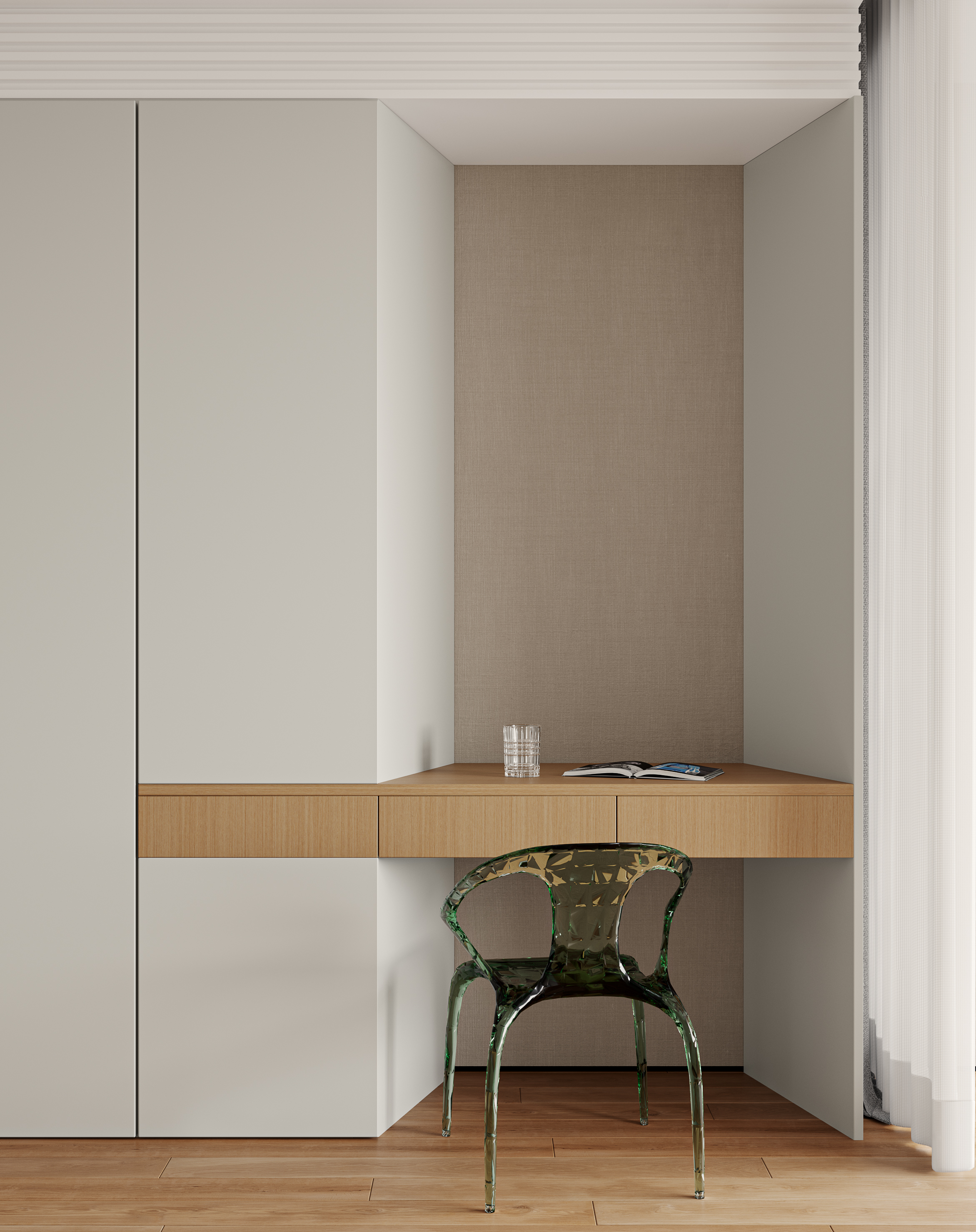 鸿烨表现|简约和木作的碰撞-1