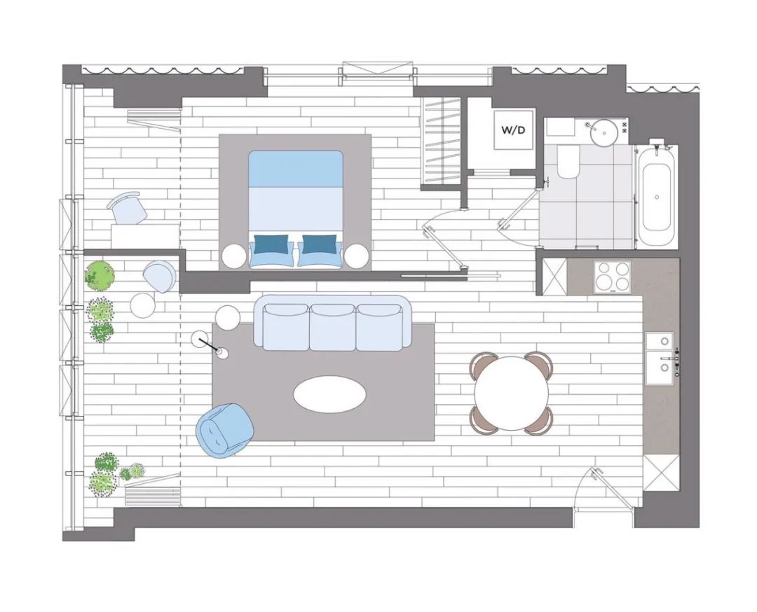 伦敦 Long and Waterson 豪华公寓 | 现代风格与生活气息的完美融合-4