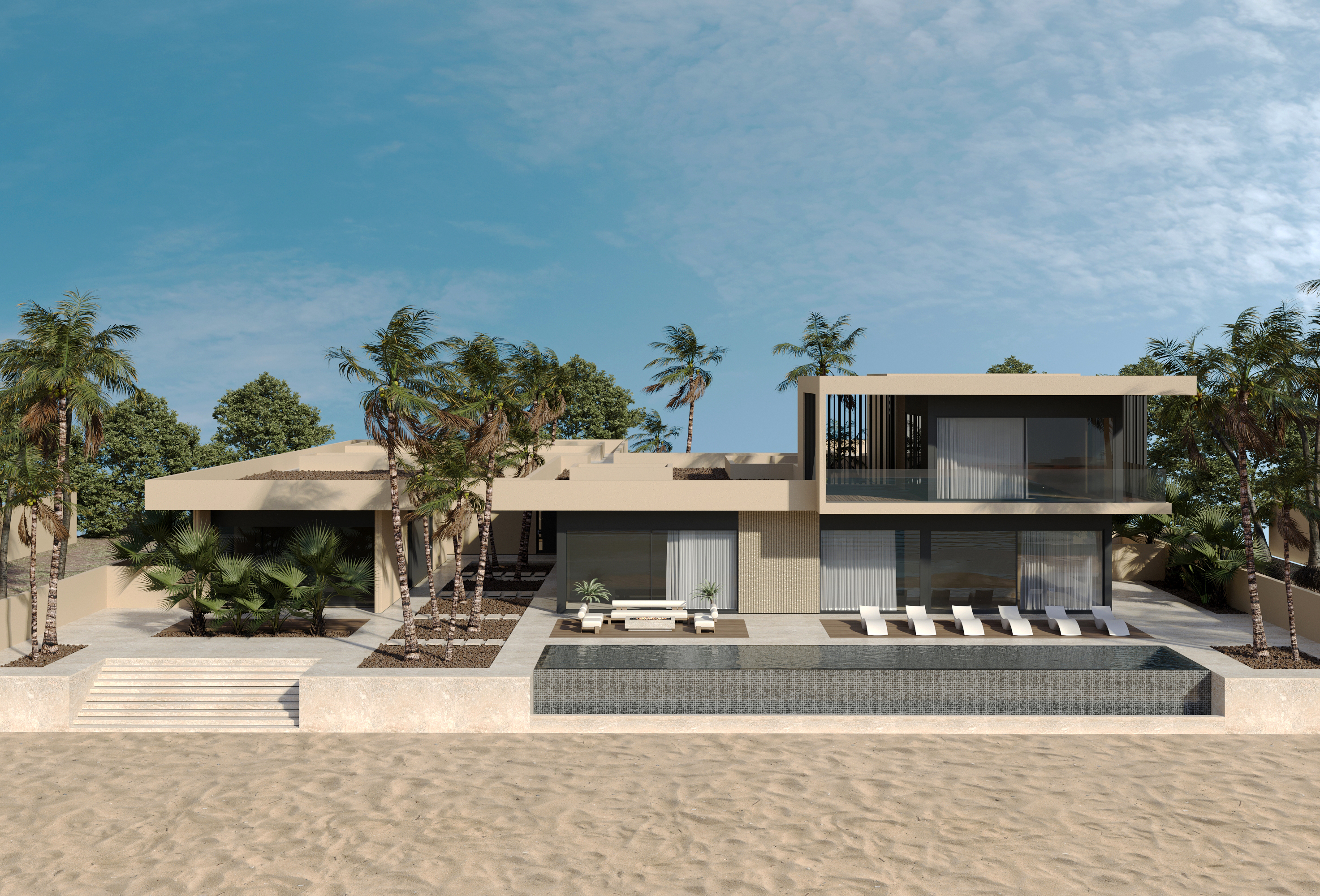 阿曼沿海当代别墅外观设计丨Sense design-10