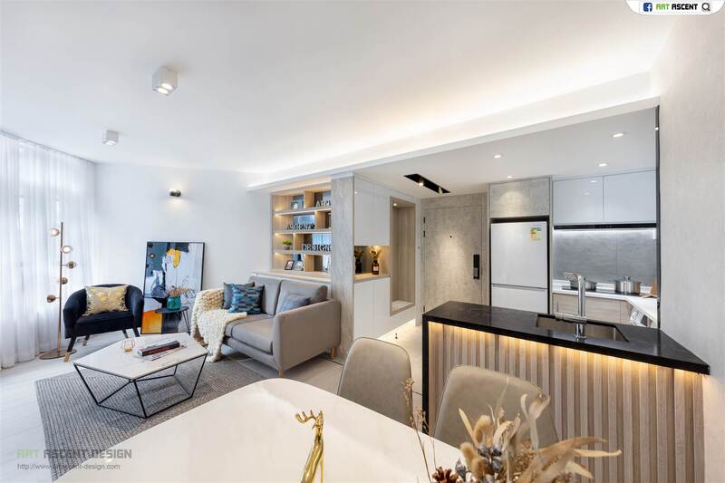 大坑光明台装修设计案例-97