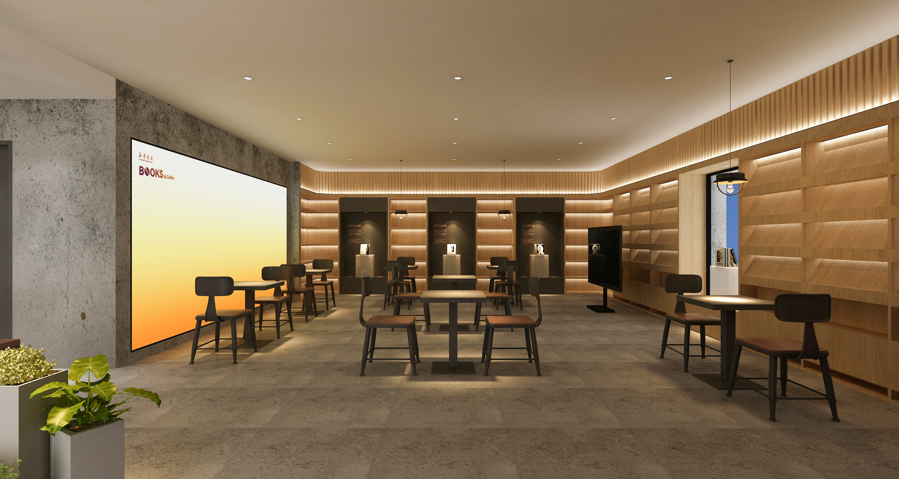 新化书店&曲师大校园自习复合空间-4