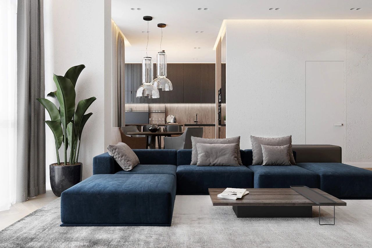 简约舒适的 149m²三层住宅设计丨Dinara Yousupova-0