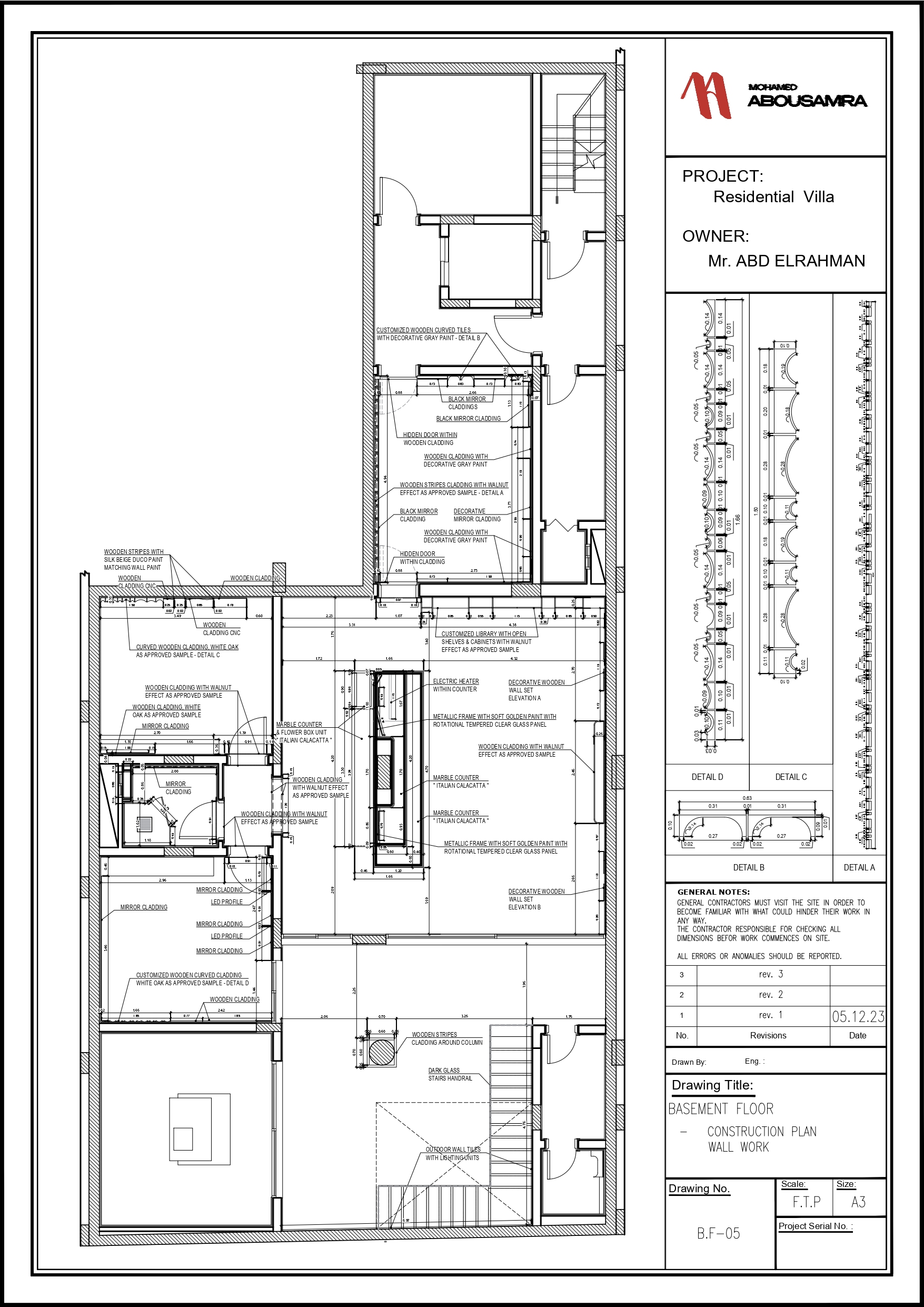 Private Villa in KSA, Basement Floor-5
