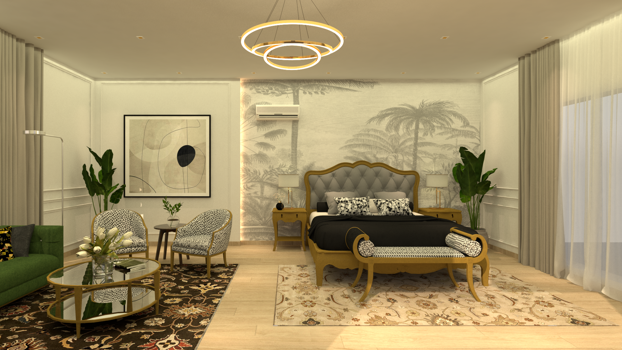 Luxury bedroom Interior design-1