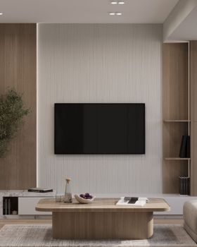 Open Harmony: Living & kitchen design