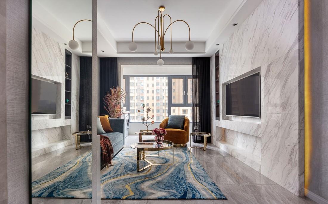 三舍设计丨平层丨新家这样の装，才够腔调！-2