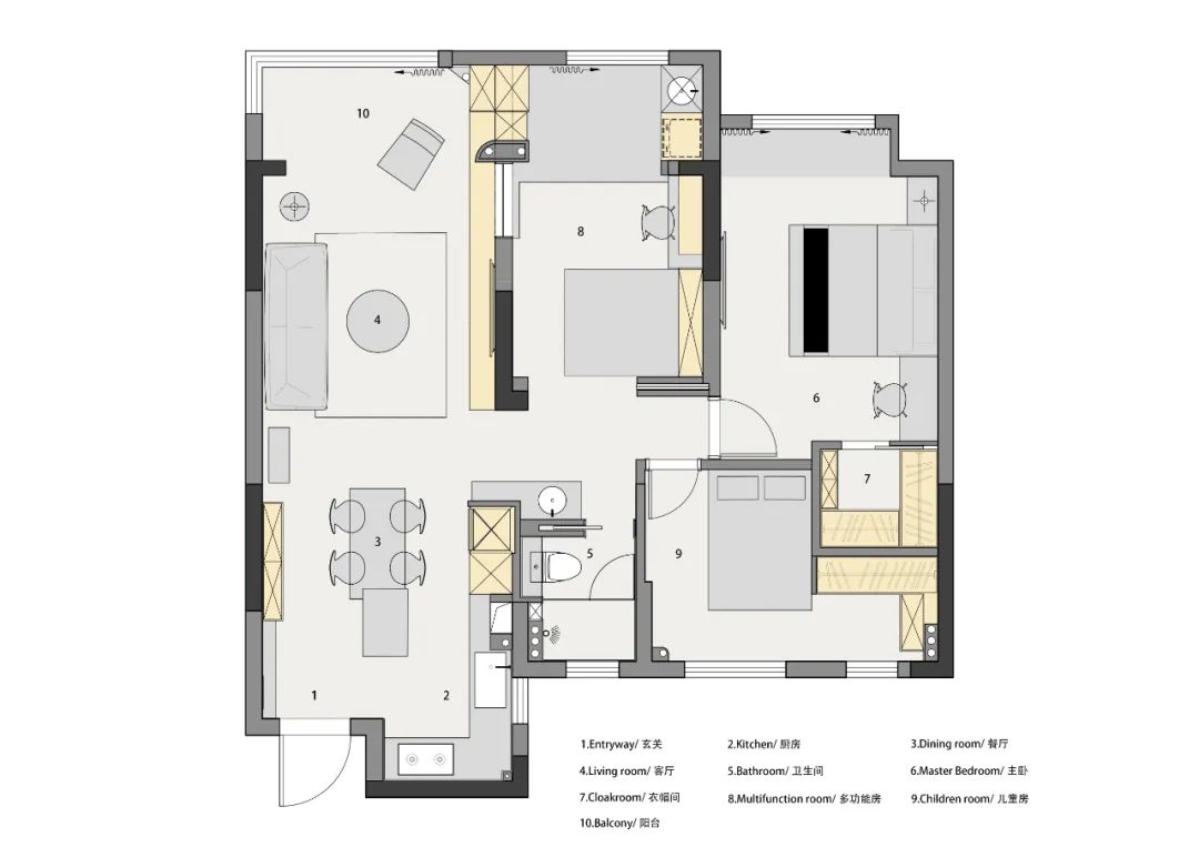 流动的治愈之家 · 杭州治愈系住宅设计丨中国杭州丨穆汖-106