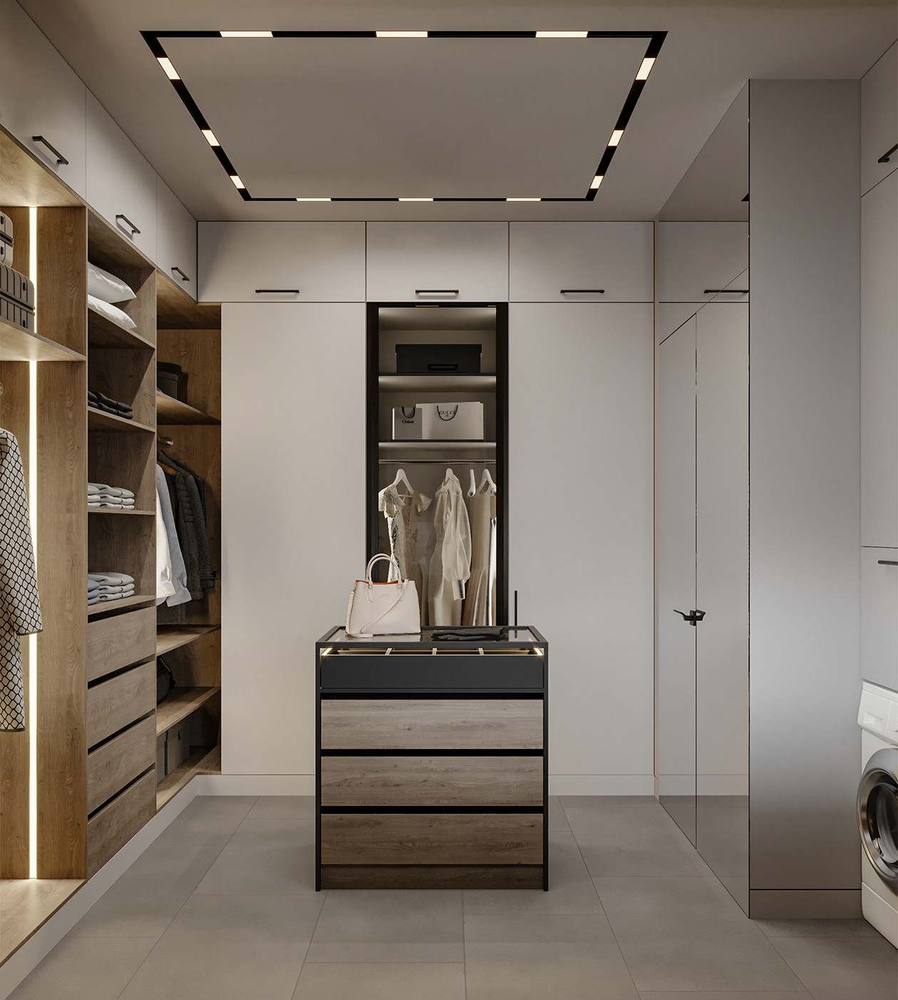 暖棕色系公寓设计-20