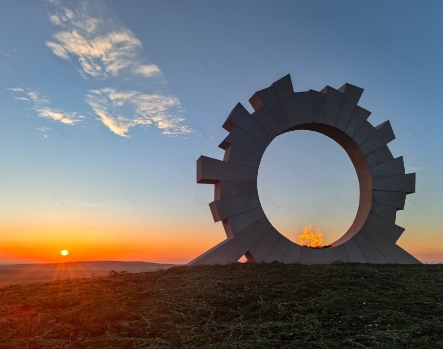 火山天火台艺术装置丨蒙古丨PLAT ASIA-21