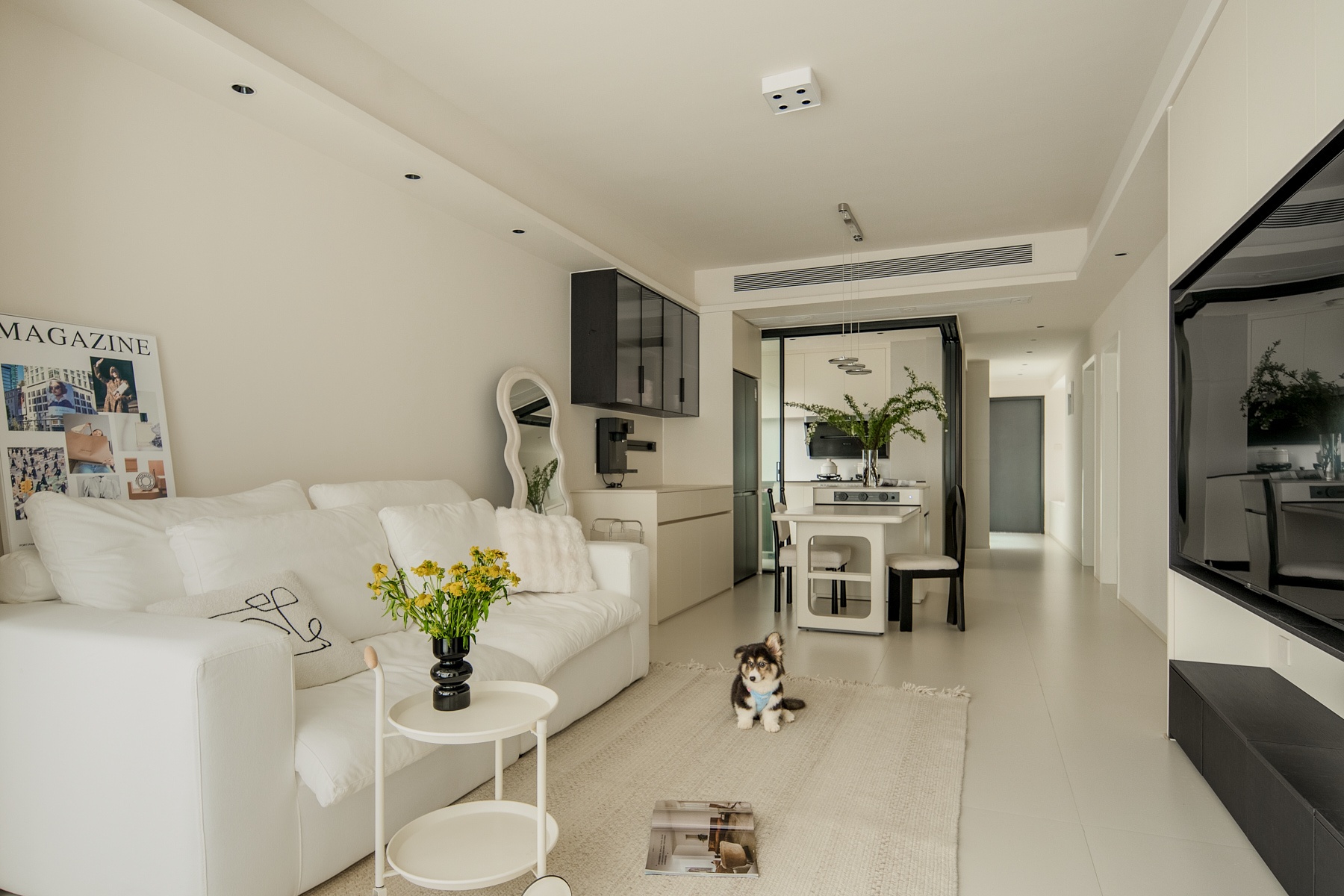 98㎡三房格局，动线重塑×收纳整合×简约奶油风-76