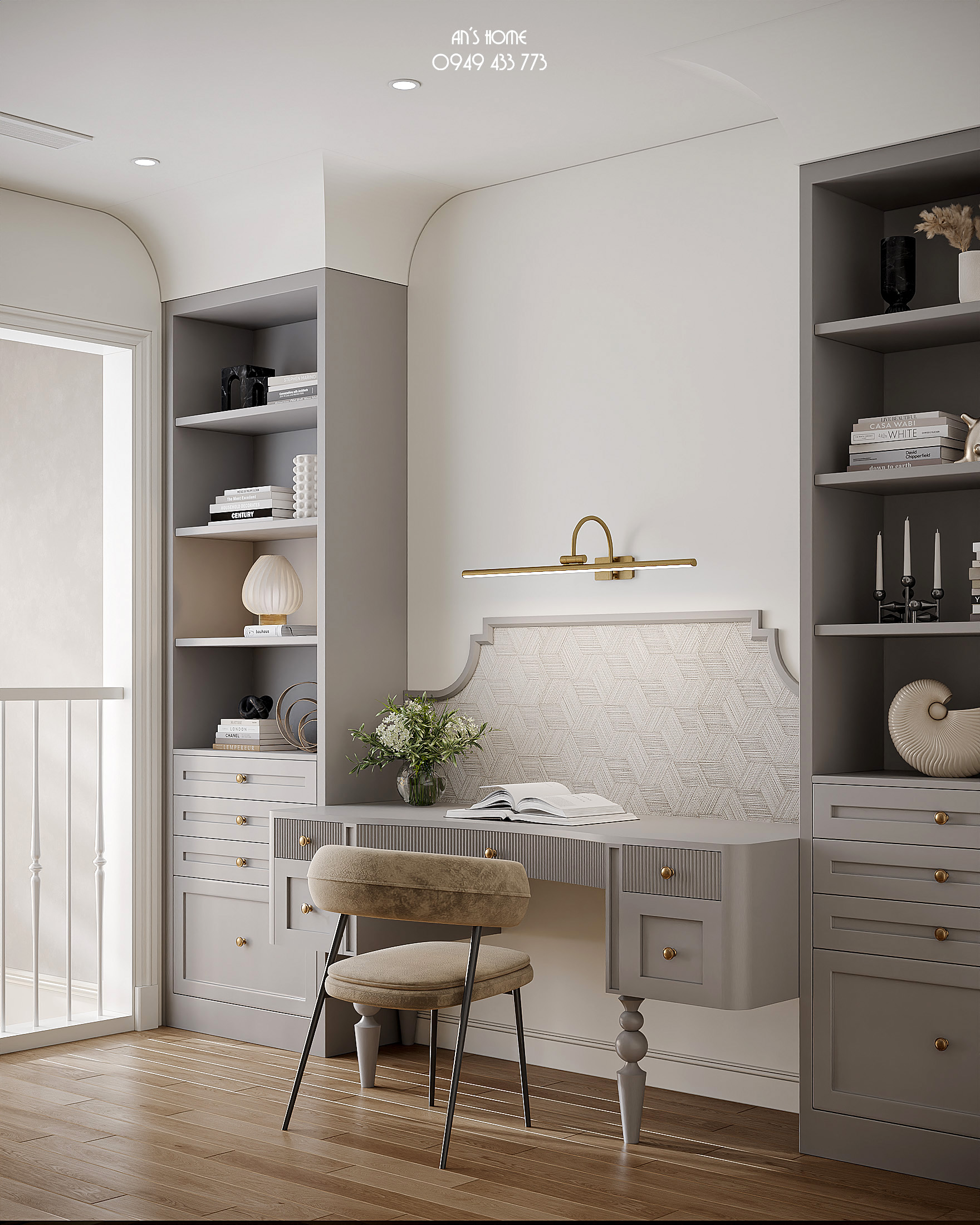 挑空别墅丨法国巴黎丨Pham Tu Uyen-20