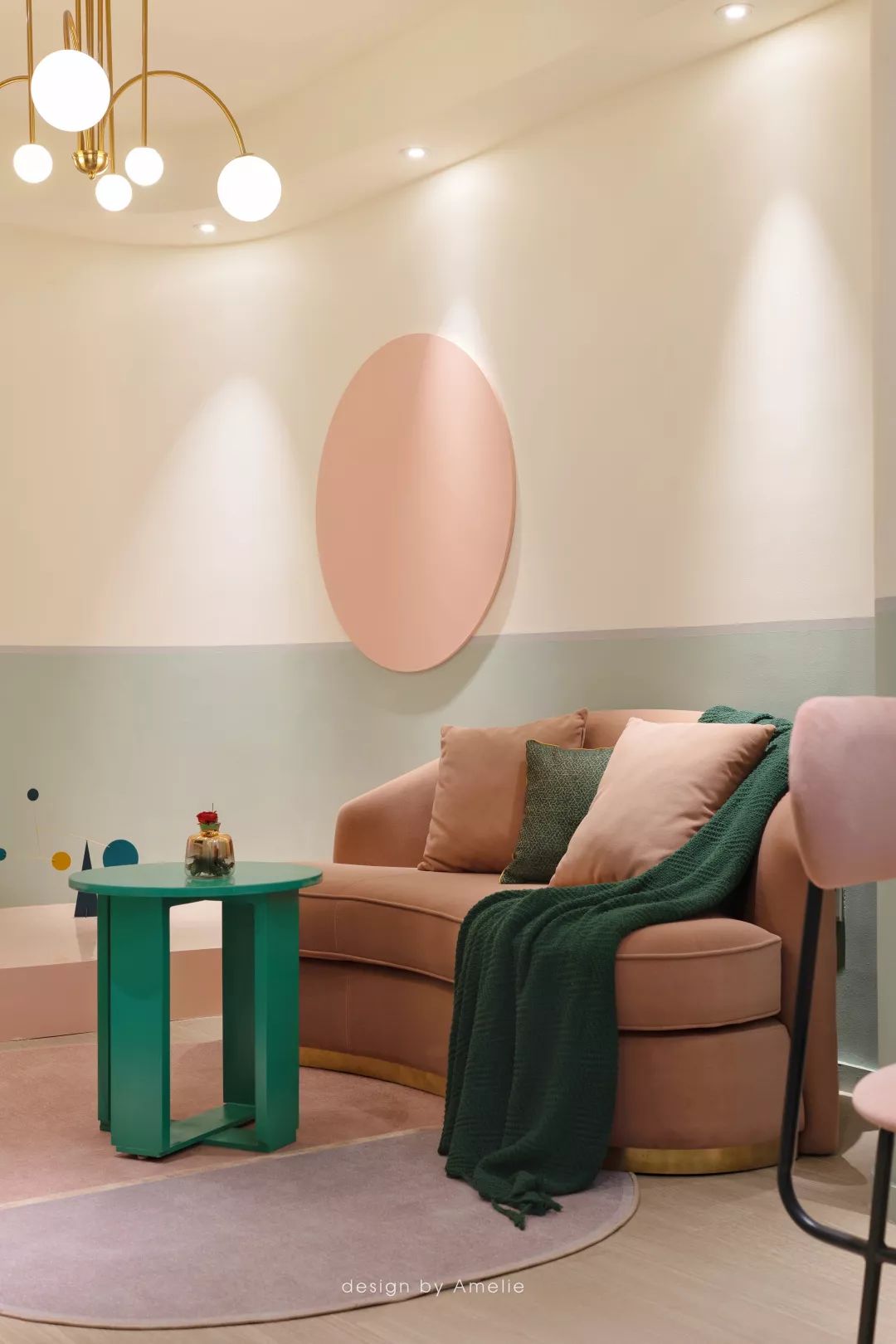 88㎡武汉住宅 | 红配绿温暖空间,以人为本的设计理念-28