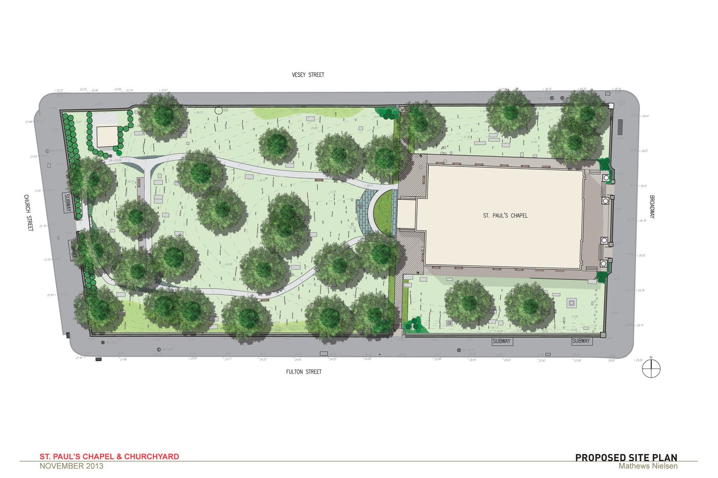 Projects - Restoration of the Churchyards of Trinity Church and St. Paul's Chapel -0