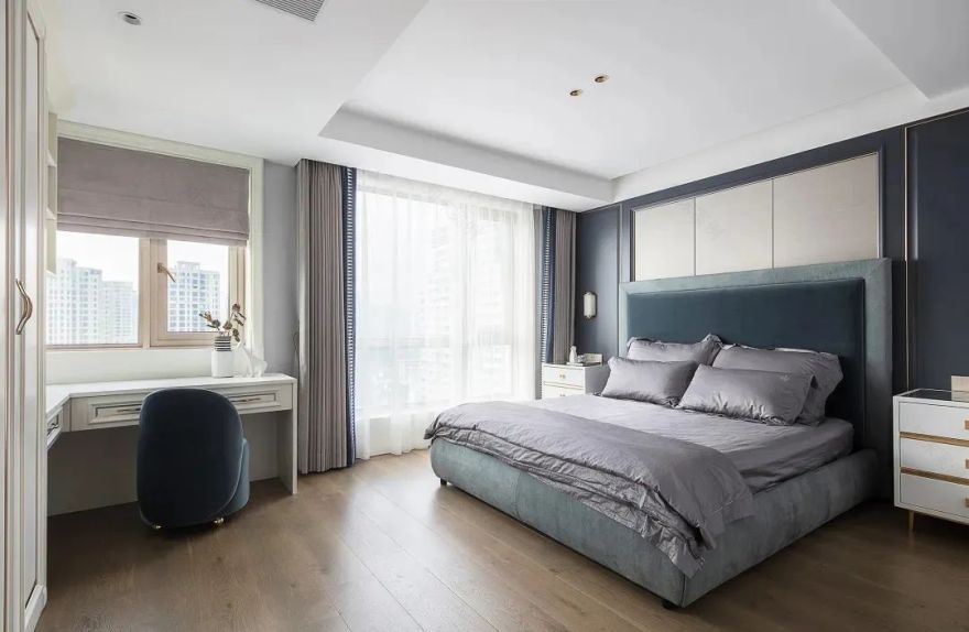 安阳城实拍 | 现代美式轻奢,精致奢华生活空间-57