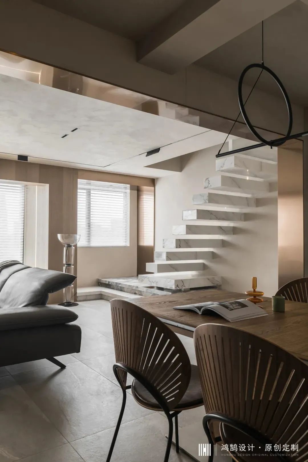 悬浮楼梯打造 200㎡跃层无界空间丨中国徐州丨徐州店-0