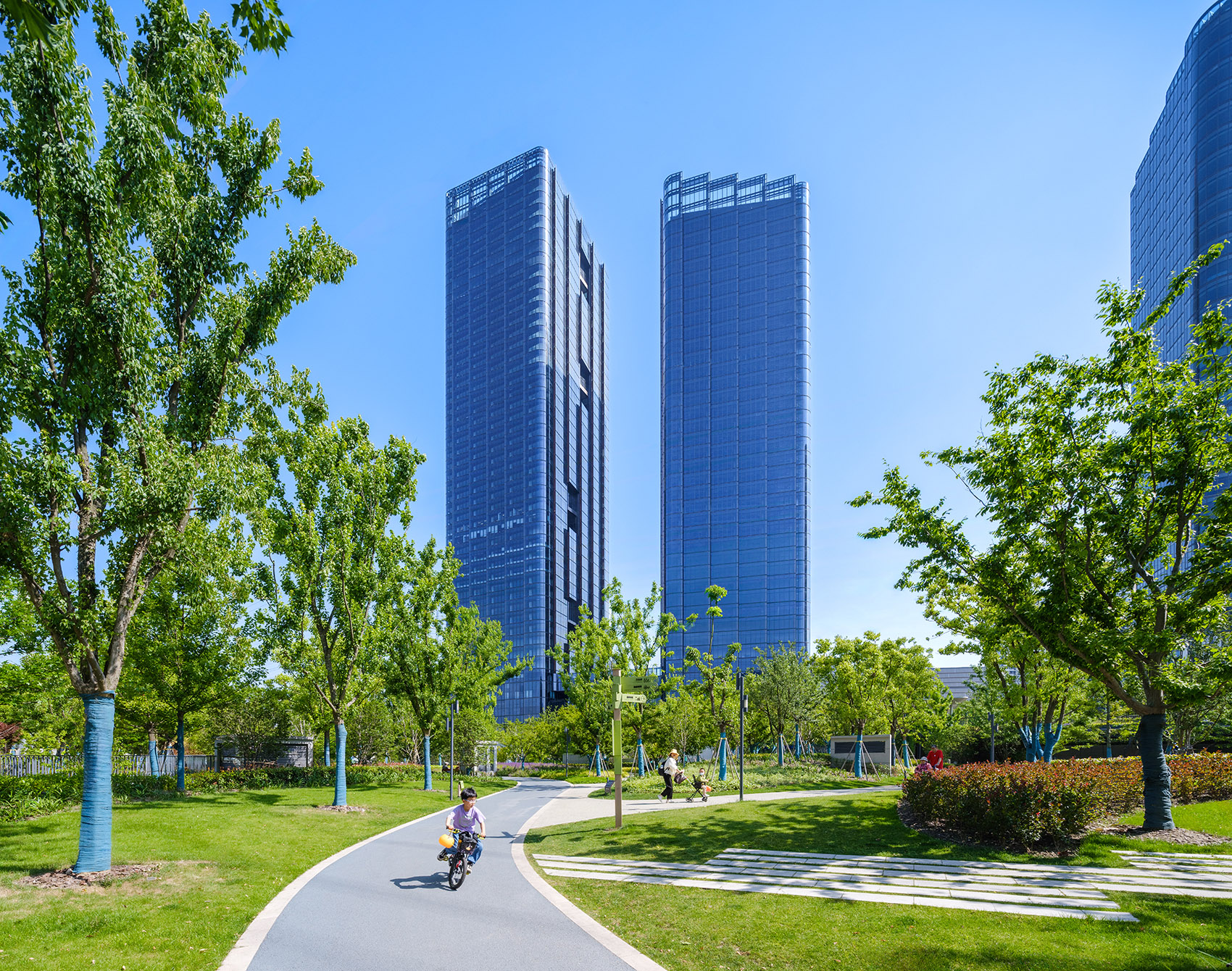 上海真如中海中心综合体丨中国上海丨SOM-19