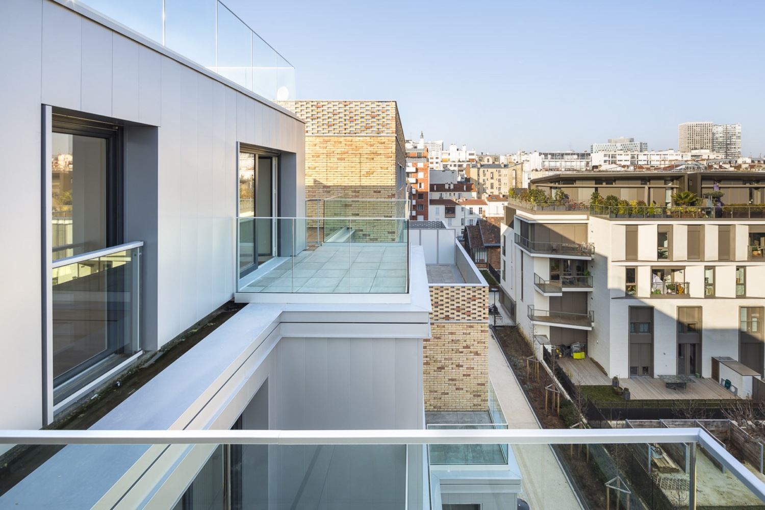 巴黎生态区砖砌云层公寓-73