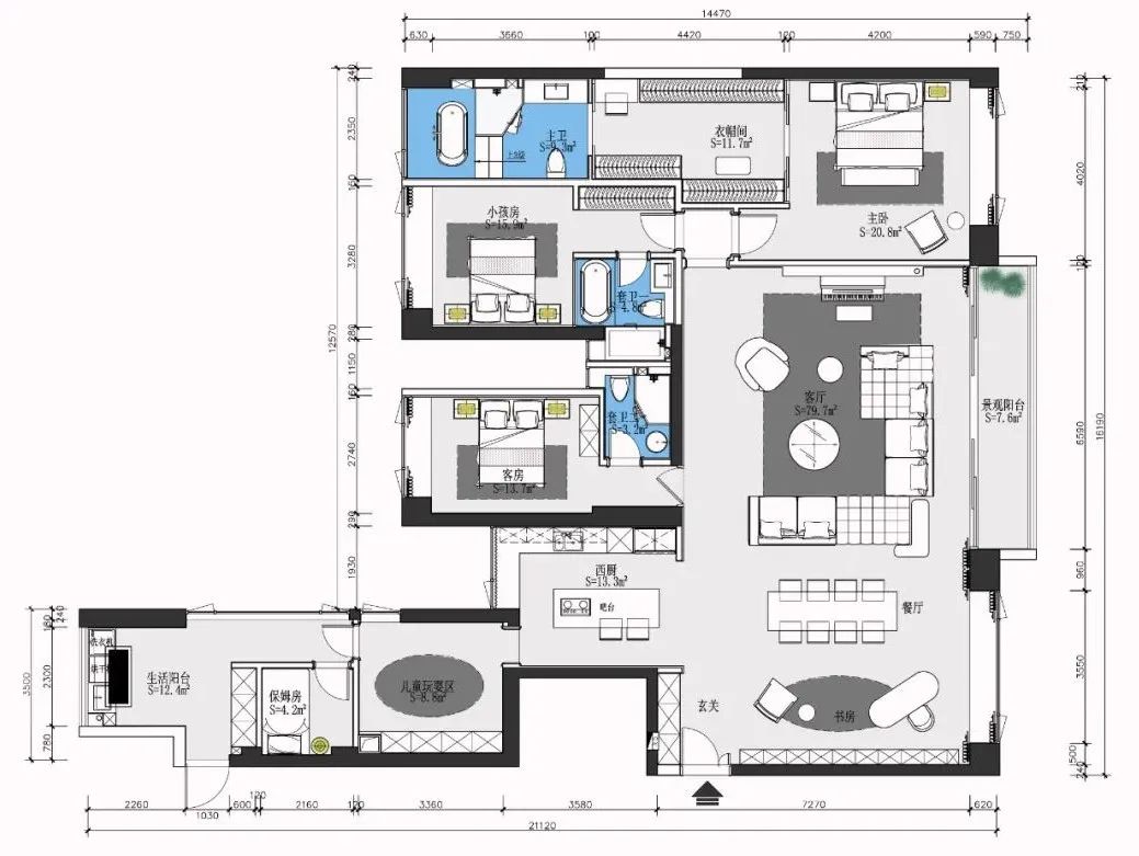 时光中的法式诗意 · 95 后品质生活家居设计丨中国深圳丨一度经纬-2