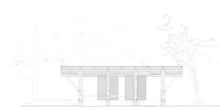 Ecuador 海滩竹制遮阳棚 设计巧妙融合本土特色-12