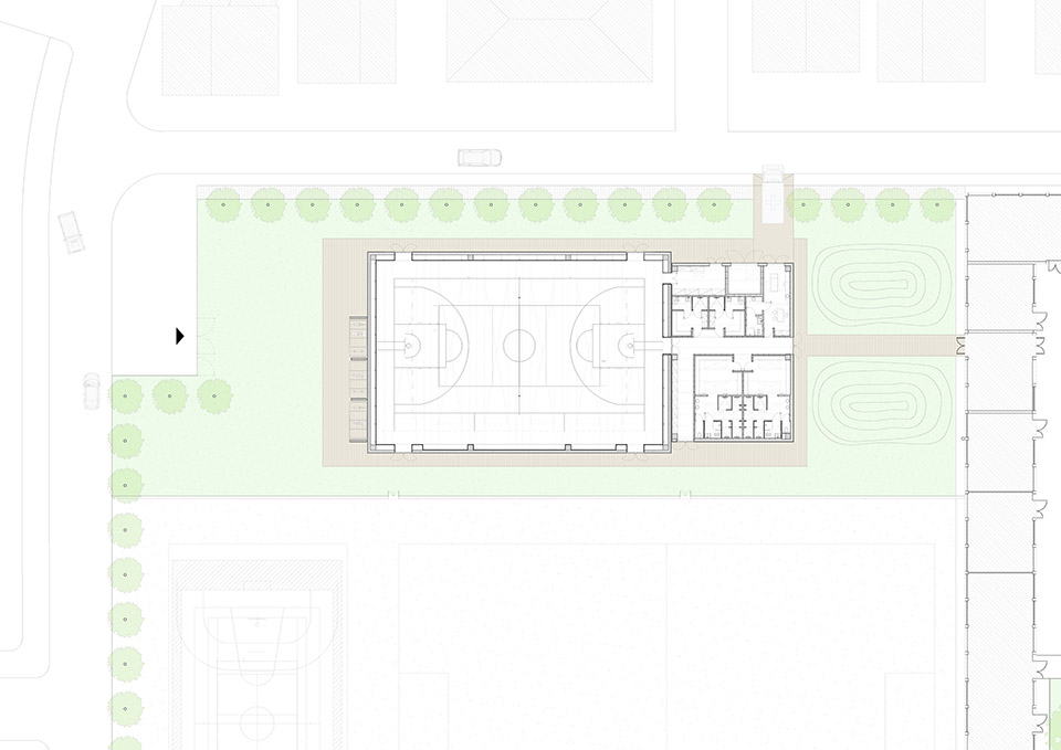 Ostiglia学校体育馆丨意大利丨Archiplan Studio-44