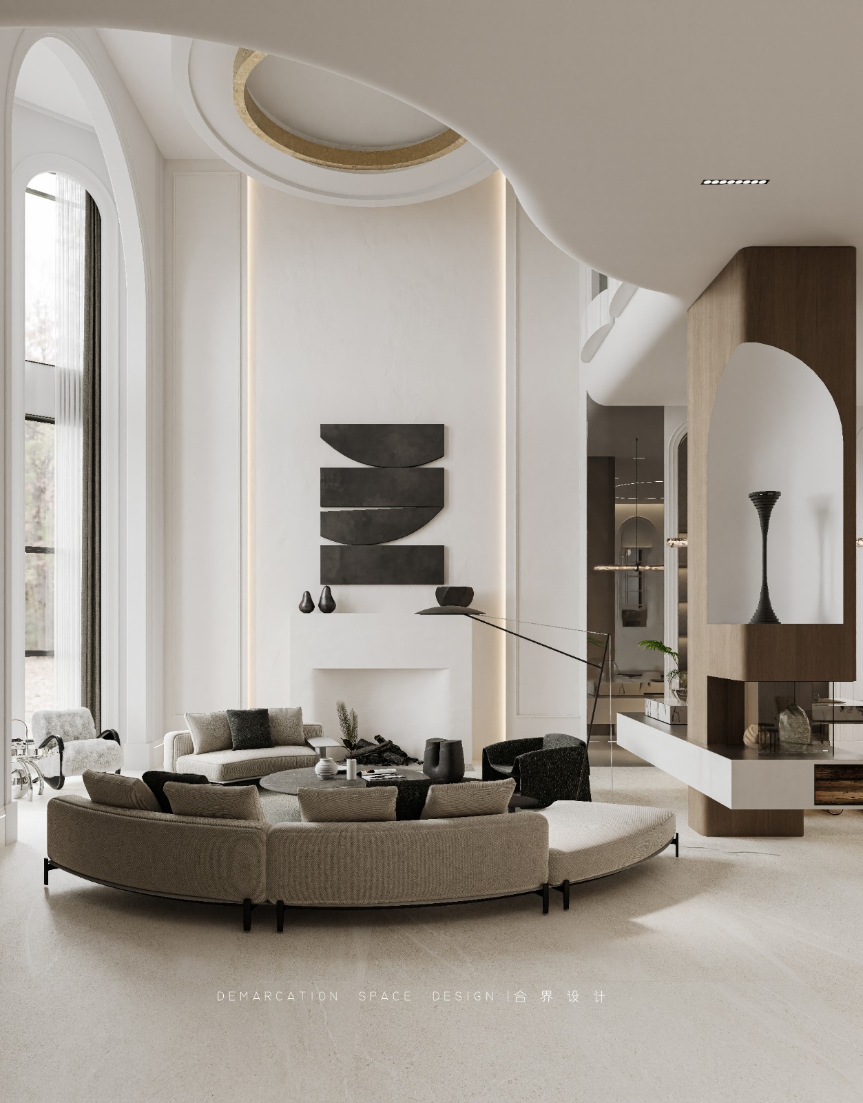 《摩·登》730㎡ 别墅私宅设计丨中国金华丨合界设计-2