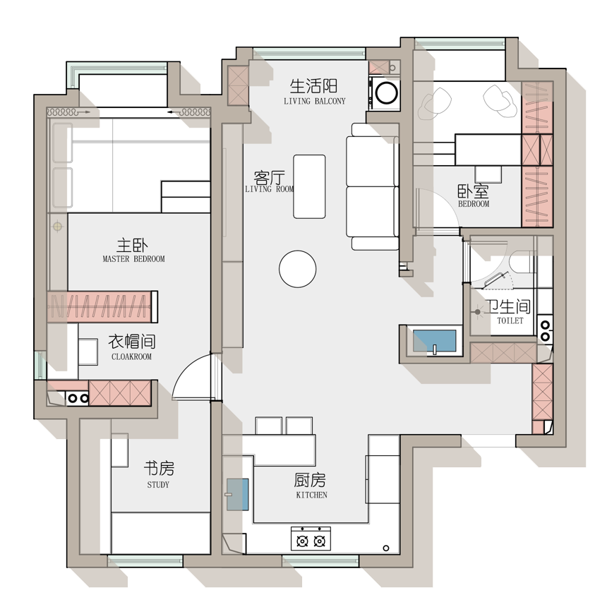原木简约私享空间设计丨中国天津丨天津东木设计·花青陈设-41
