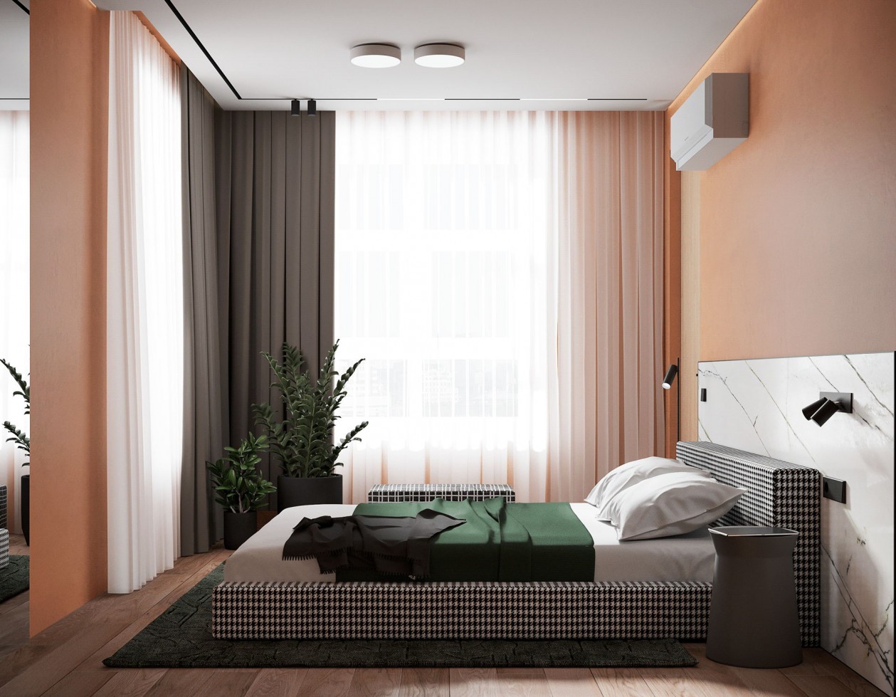 高级灰+橙色，高雅灵动，享受自由自在的快意生活-15