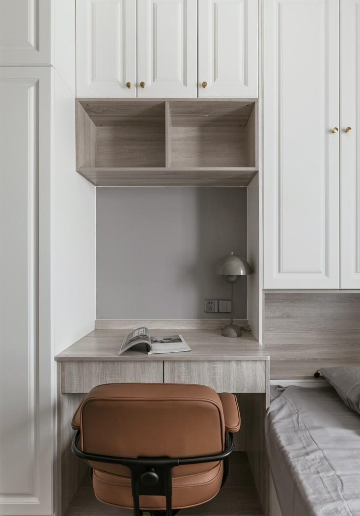 优雅灰色调家居设计 | 明亮温馨与收纳空间的完美结合-23