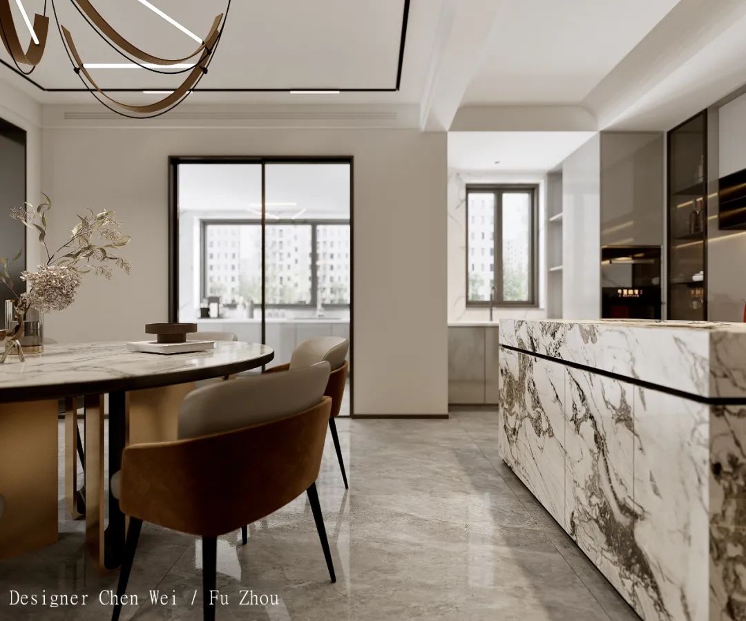 夏日轻奢,温馨宜居·国广一叶陈威的 220㎡福州之家丨中国福州-34