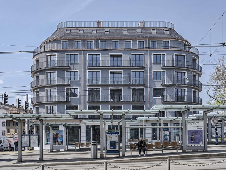 Architekturfotografie René Dürr丨Wohn-und Geschäftshaus Schaffhauserplatz丨瑞士-0