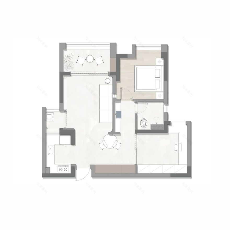 一人居,找回本然生活丨中国成都丨成都宏福樘设计-4