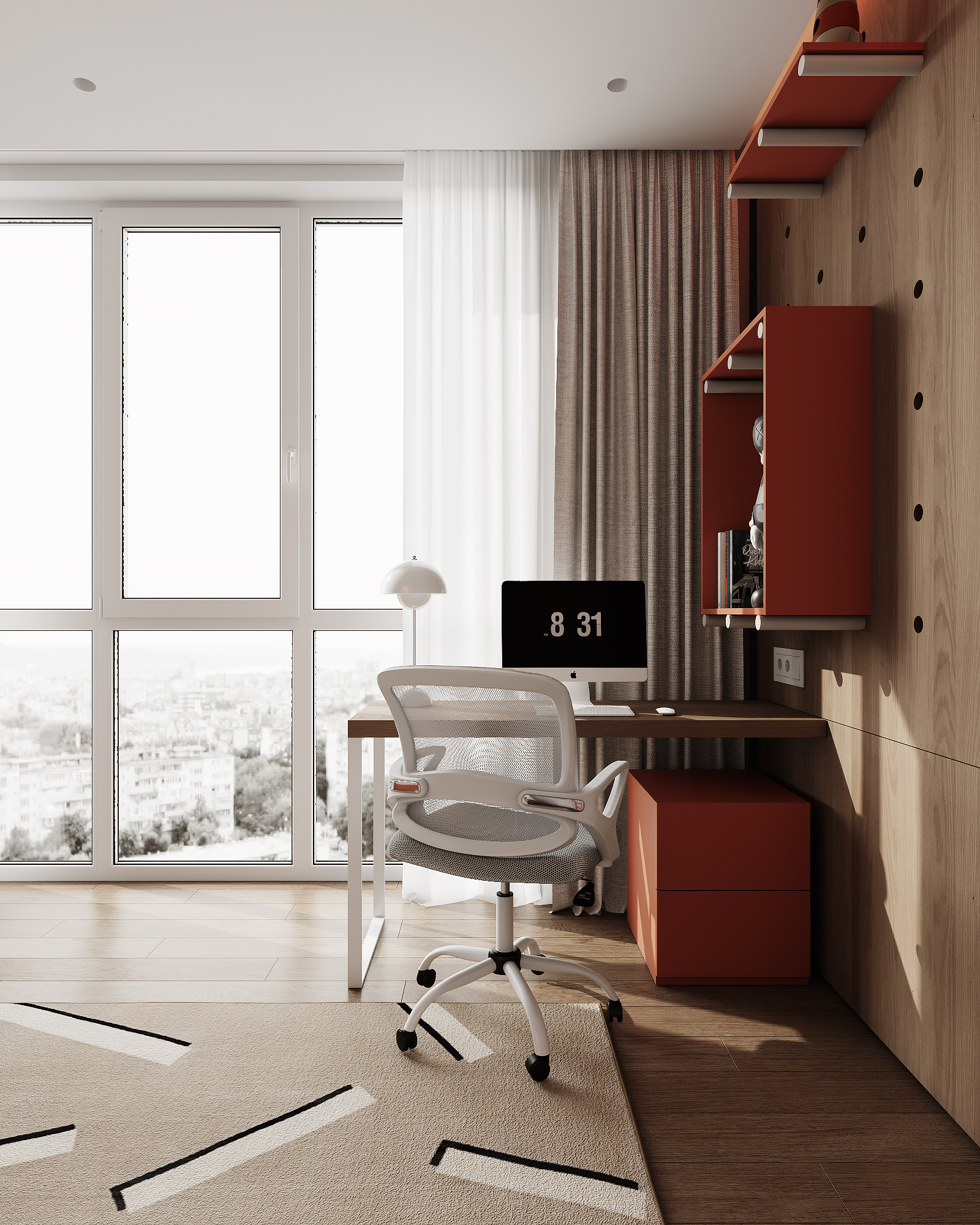 平静色彩的家庭公寓丨乌克兰丨Bodes studio-11