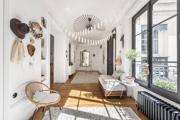 现代公寓设计融合智能存储与经典内饰方案丨Alexandra Tamburini-14