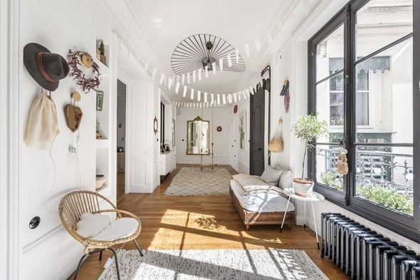 现代公寓设计融合智能存储与经典内饰方案丨Alexandra Tamburini-14