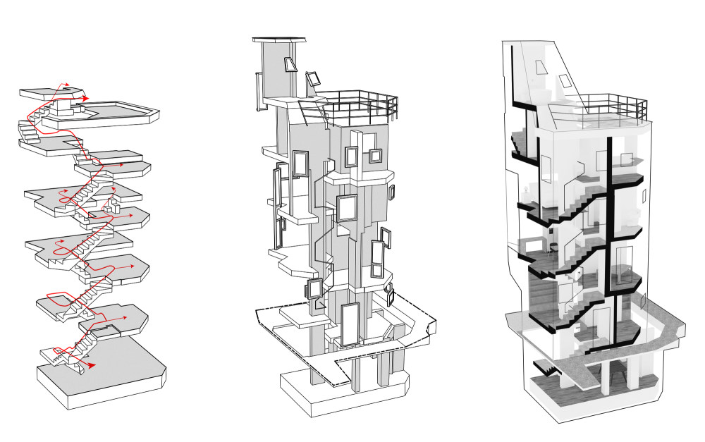 首尔“裂缝”之家 | 小地块中的大空间设计-69