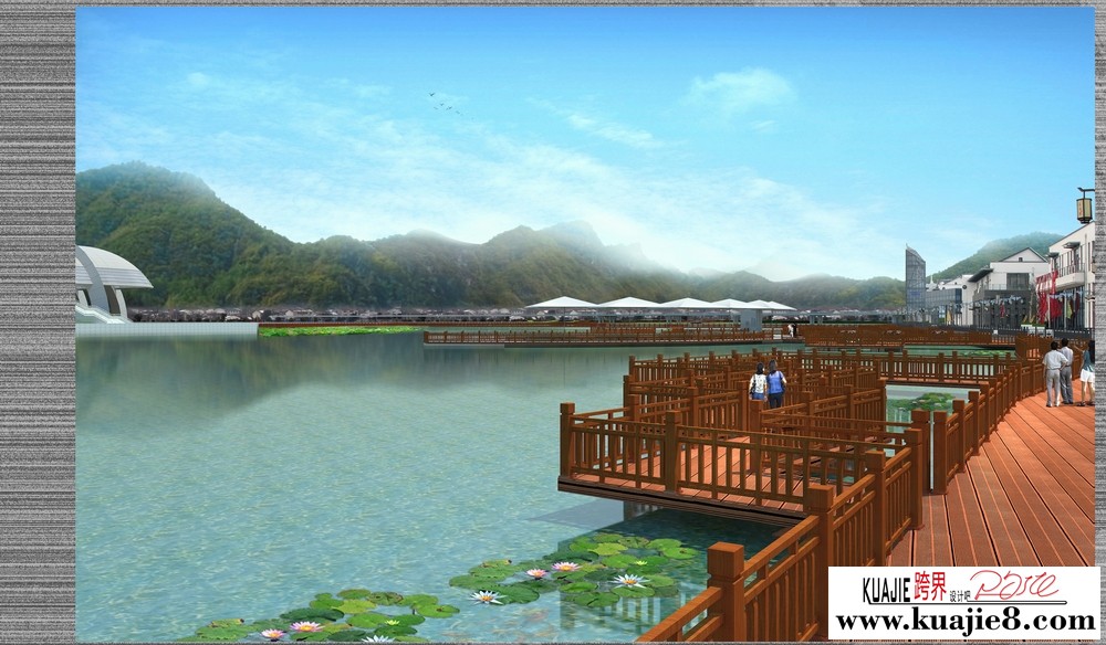 武当山新区 太极湖栈道景观-11