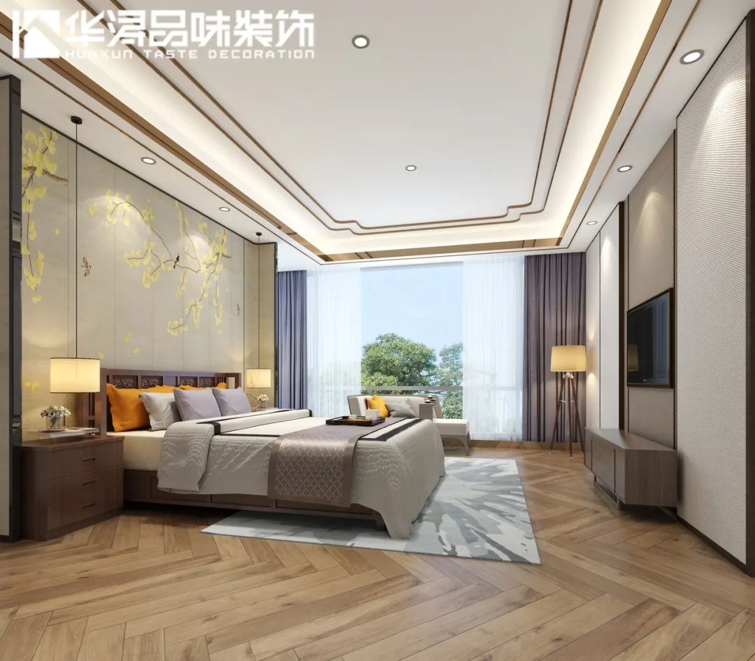 青山绿水间,370m²新中式奢华雅居-57