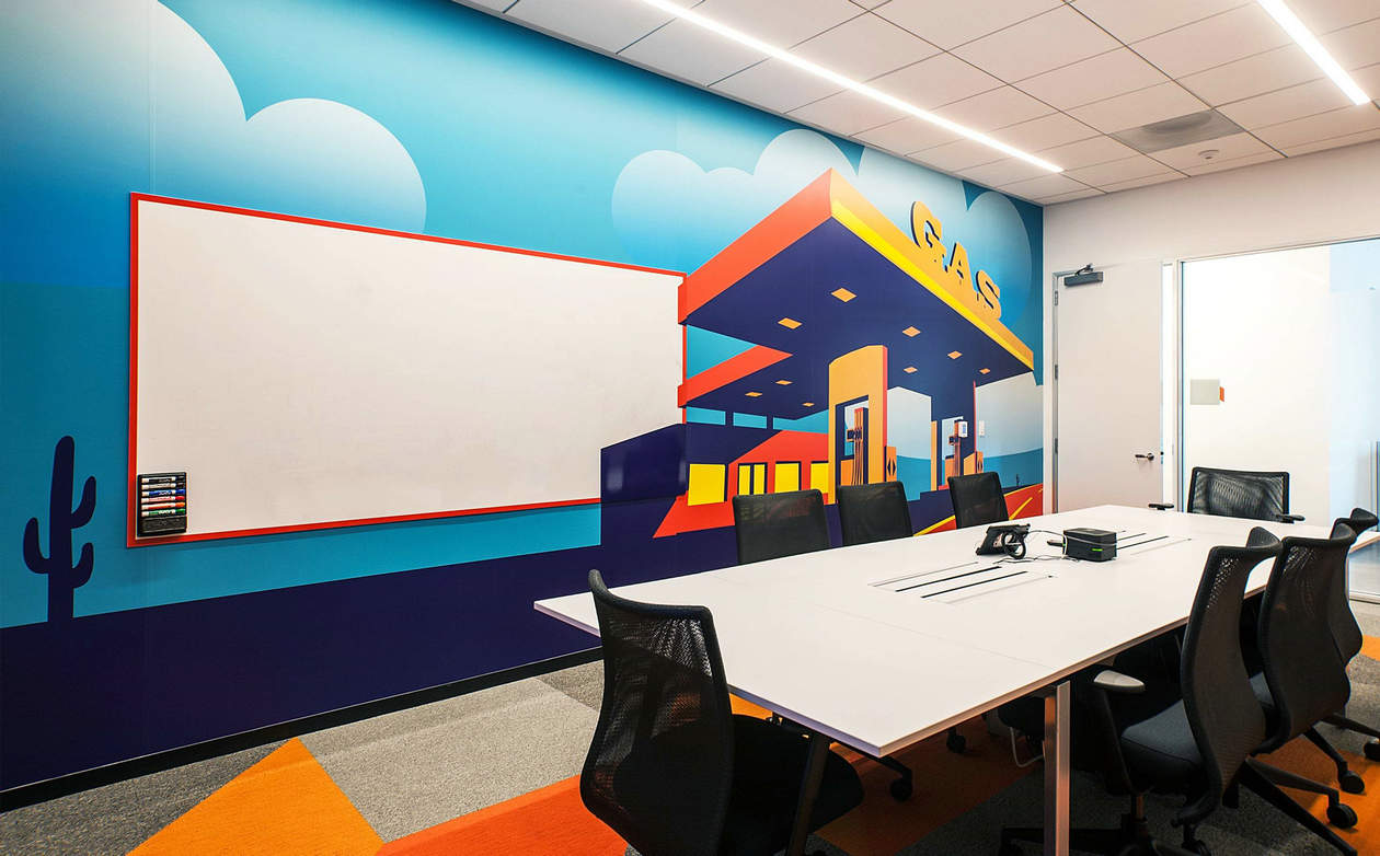 集设网第二期赠送--54 套国外办公室墙画设计案例解析-0